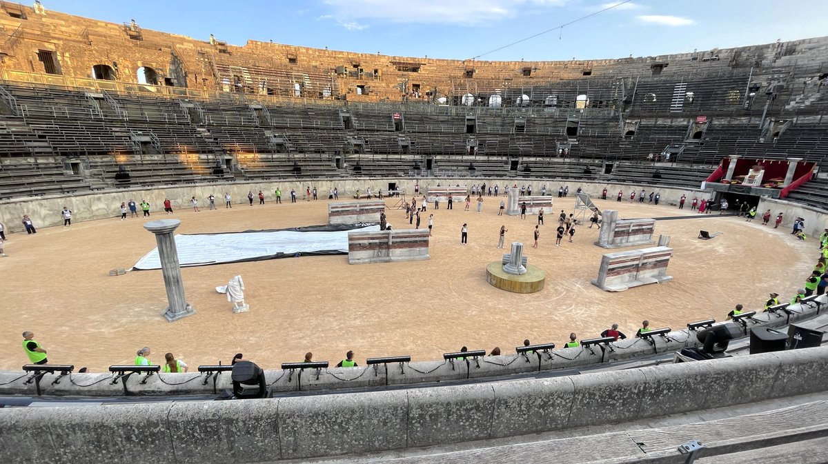 Le rêve du gladiateur spectacle arènes 2025 (Photo Anthony Maurin)