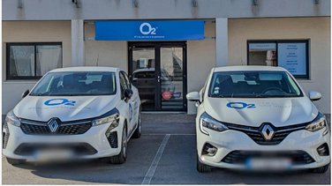 Devanture de l'agence O2 Calvisson