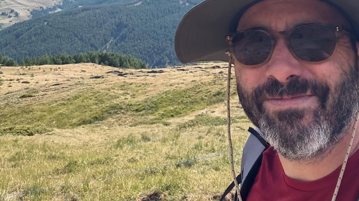 Escapade dans les Alpes pour le candidat de la gauche unie, Vincent Bouget