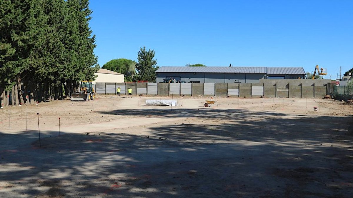 La future piste de pumptrack de Vauvert (Photo Ville de Vauvert)