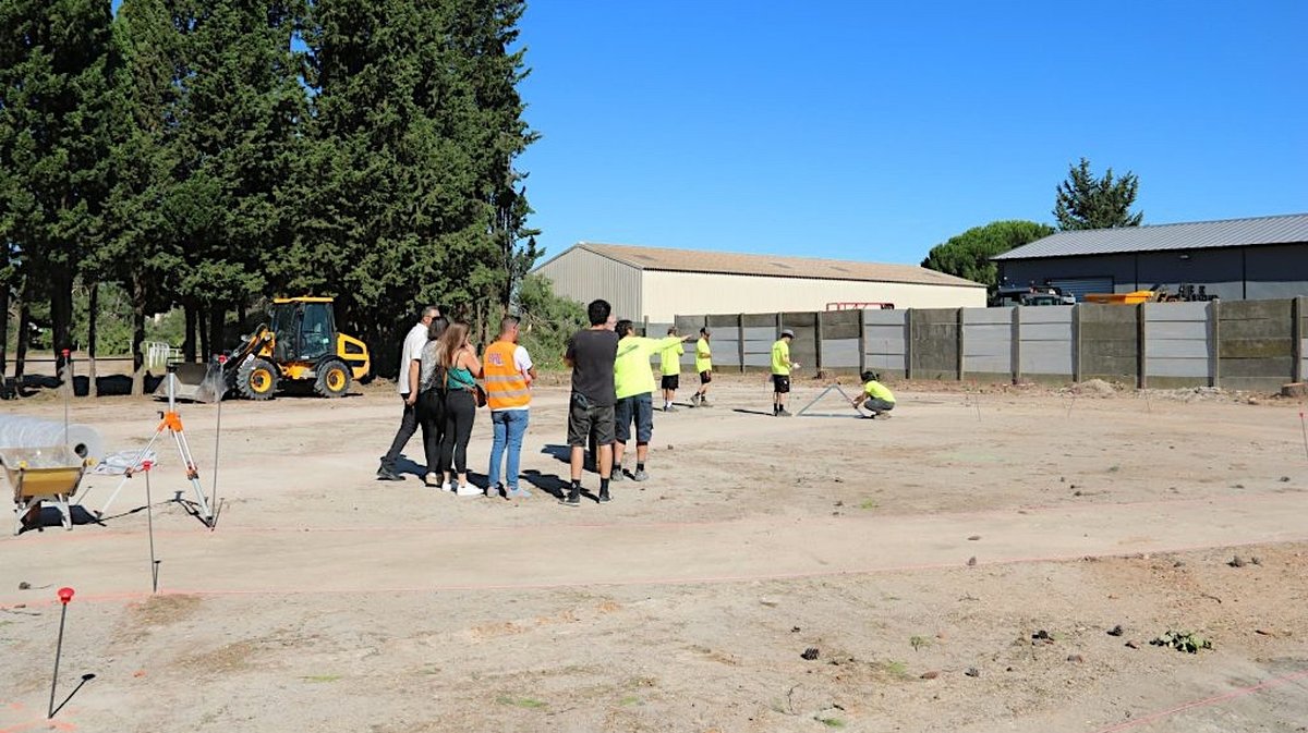 La future piste de pumptrack de Vauvert (Photo Ville de Vauvert)