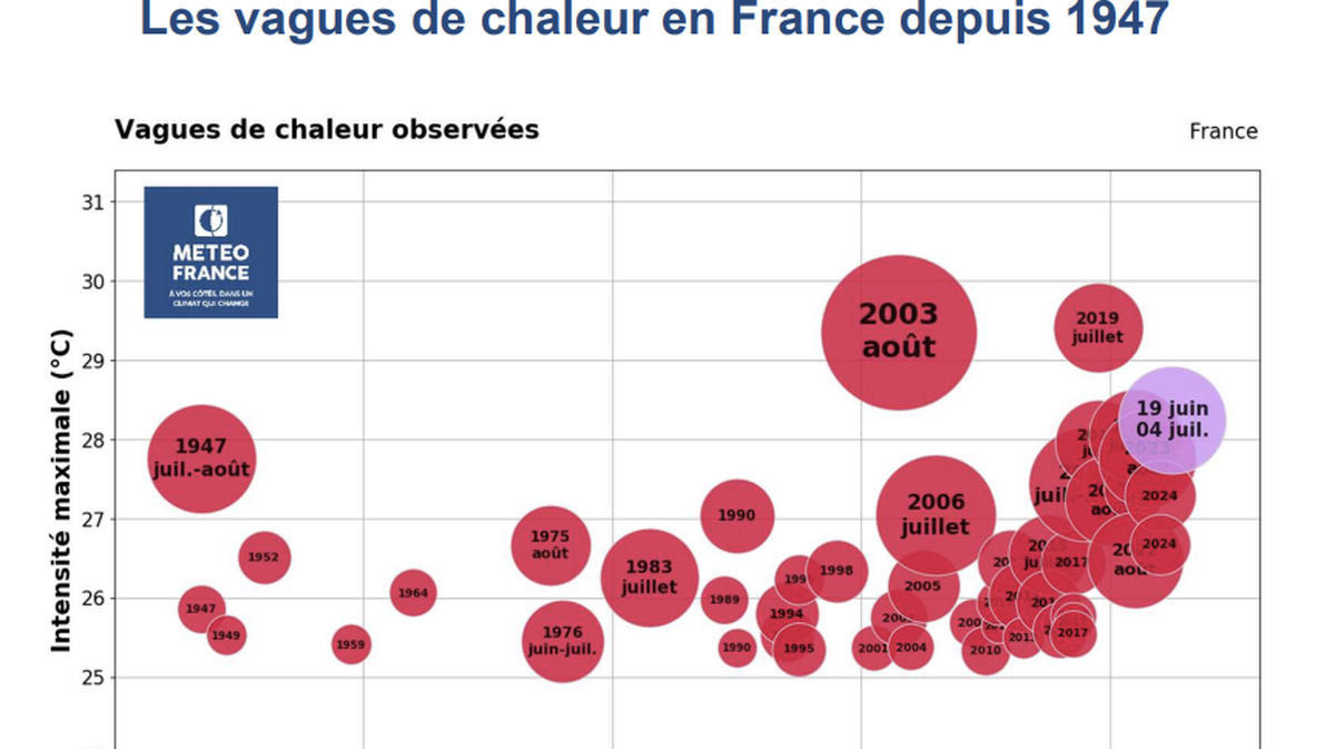 Vagues de chaleur en France