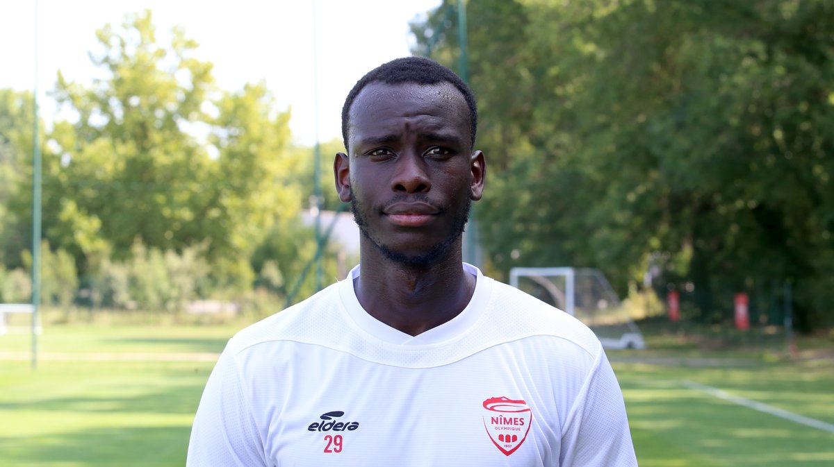 N°29 Moussa Diallo Nîmes olympique 2025-2026 (Photo Anthony Maurin)