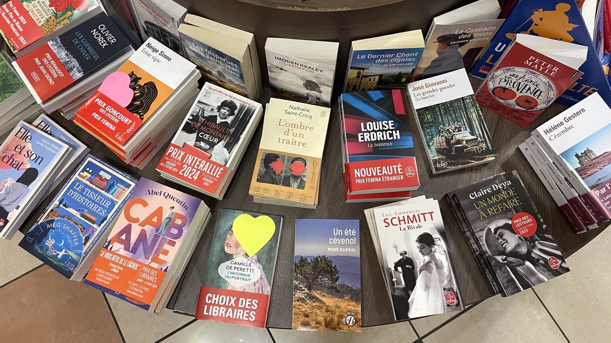 rentrée littéraire 2025 librairies Teissier Fnac Goyard (Photo Anthony Maurin)