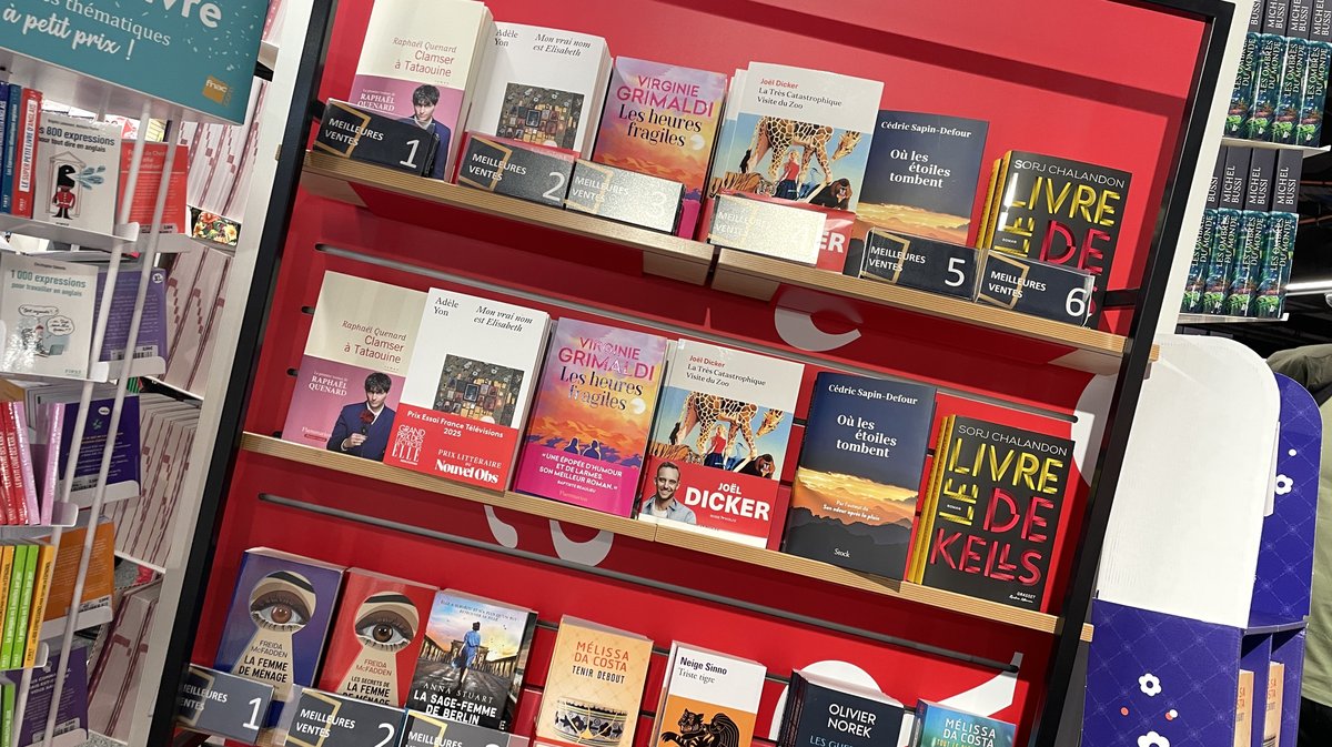 rentrée littéraire 2025 librairies Teissier Fnac Goyard (Photo Anthony Maurin)