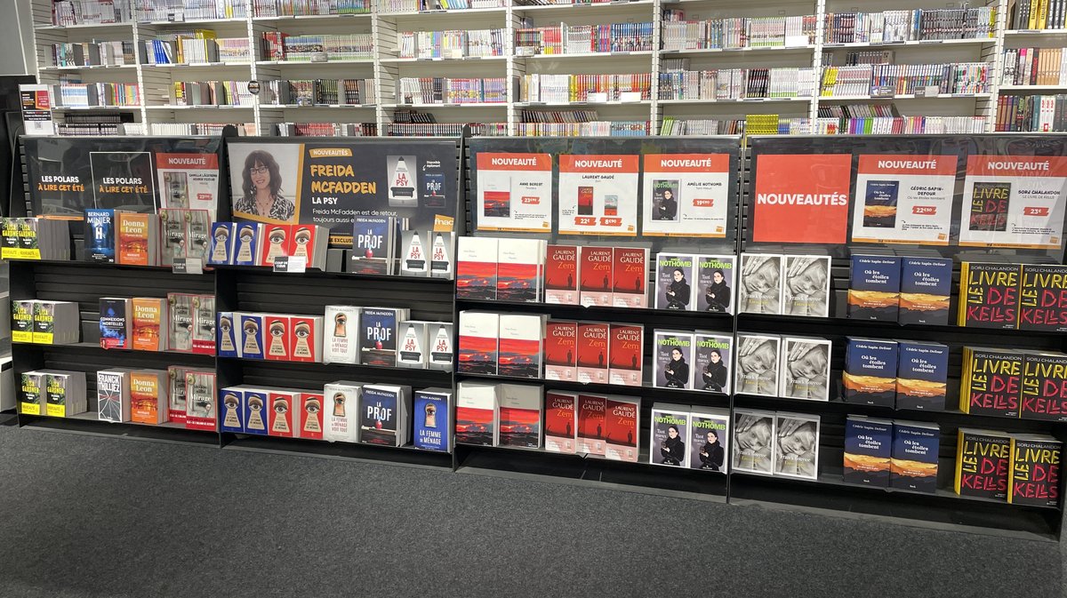 rentrée littéraire 2025 librairies Teissier Fnac Goyard (Photo Anthony Maurin)