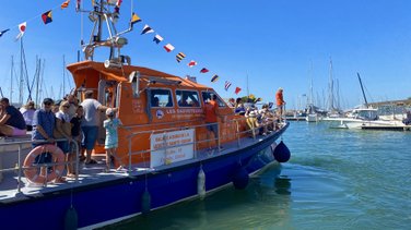 La SNSM propose des balades aux visiteurs.