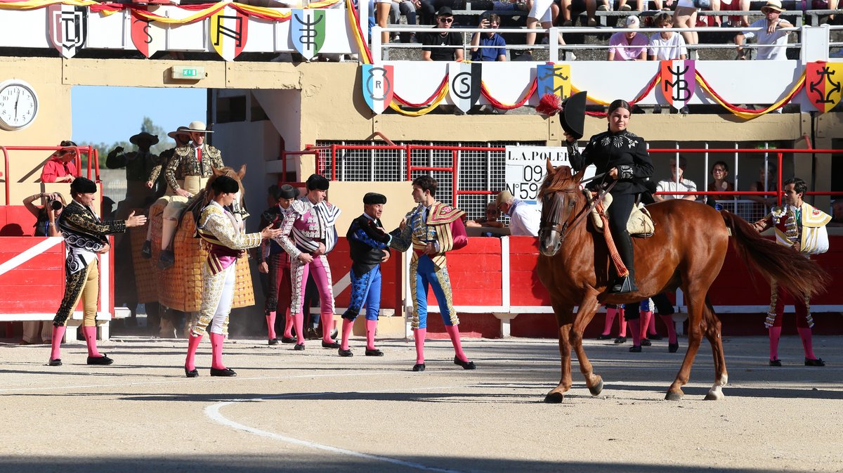 Corrida de Luis Algarra Polera pour Carlos Olsina, Solal et Samuel Navalon (Photo Anthony Maurin)