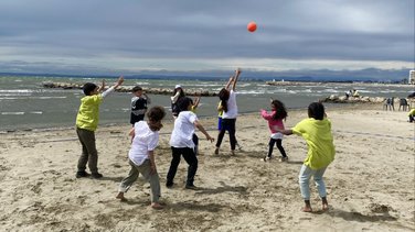 Enfants des quartiers populaire au grau du roi