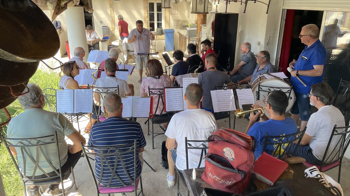 L'orchestre Chicuelo II en répétition (Photo Anthony Maurin)
