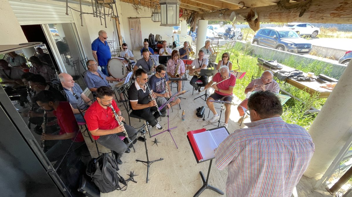 L'orchestre Chicuelo II en répétition (Photo Anthony Maurin)