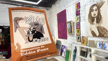 Atelier Nicole Bousquet exposition Eddie Pons (Photo Anthony Maurin)