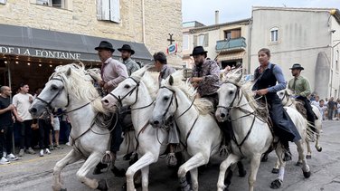 CLARENSAC Les manades Arlatenco et Chaballier qualifiées pour la finale du concours d'abrivado