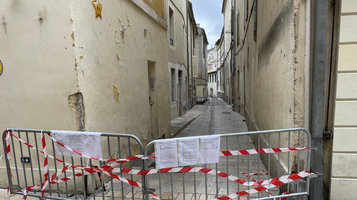 fermeture effondrement risque rue de l'étoile