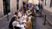Banquet rue de l'Agau Fest'in Med