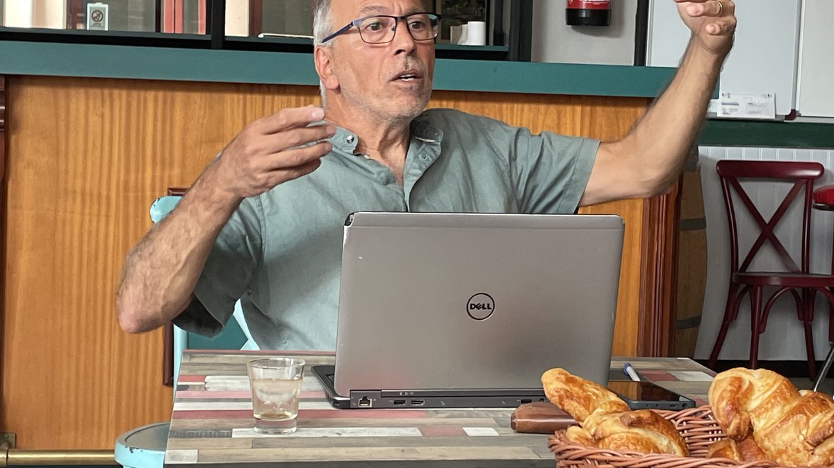 Giovanni Di Francesco, secrétaire de la section alésienne du PCF