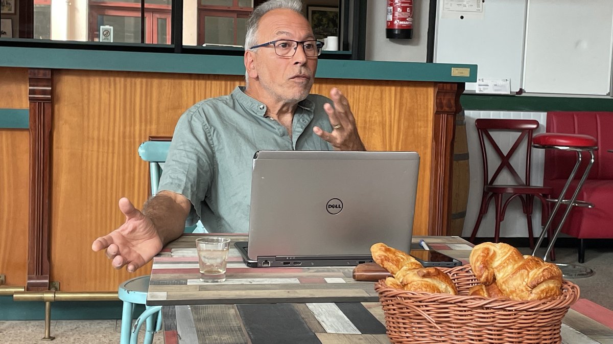 Giovanni Di Francesco, secrétaire de la section alésienne du PCF