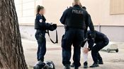 Contrôle de police sur un point de deal