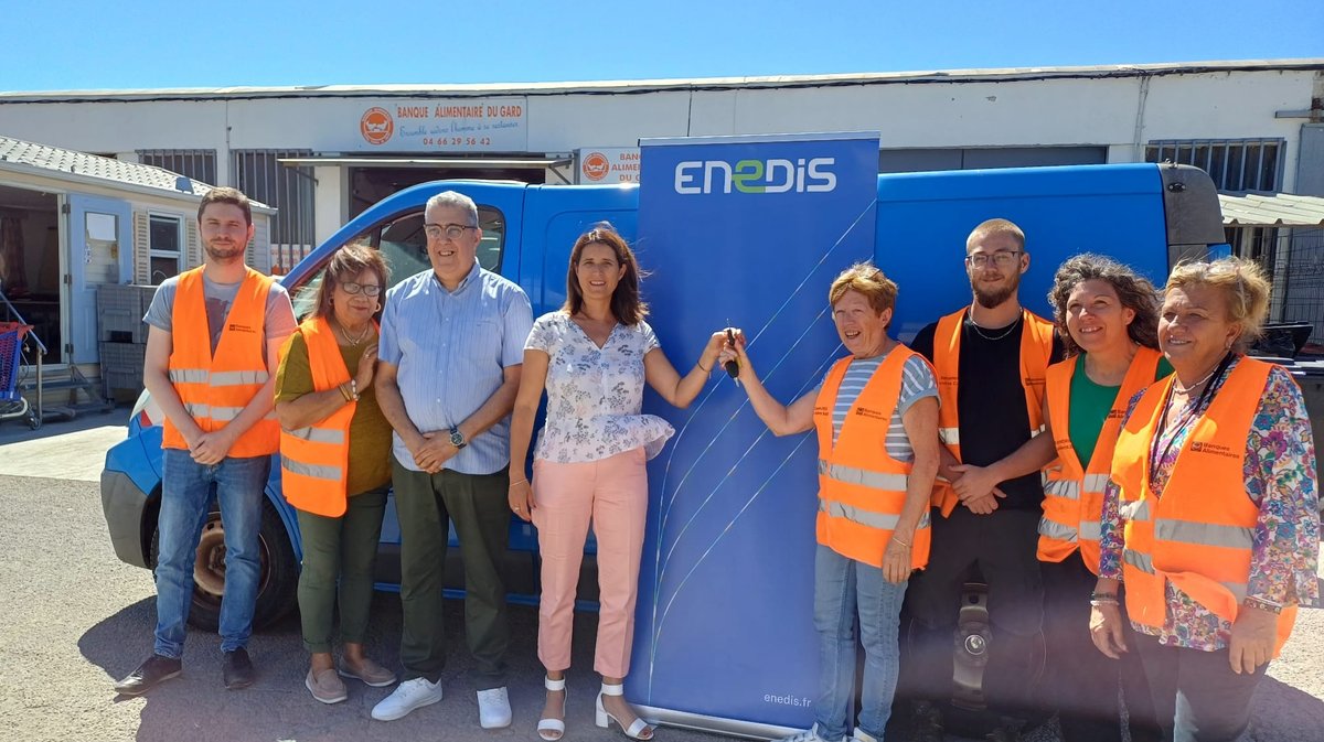 Banque Alimentaire Gard ENEDIS (Photo ENEDIS 30)