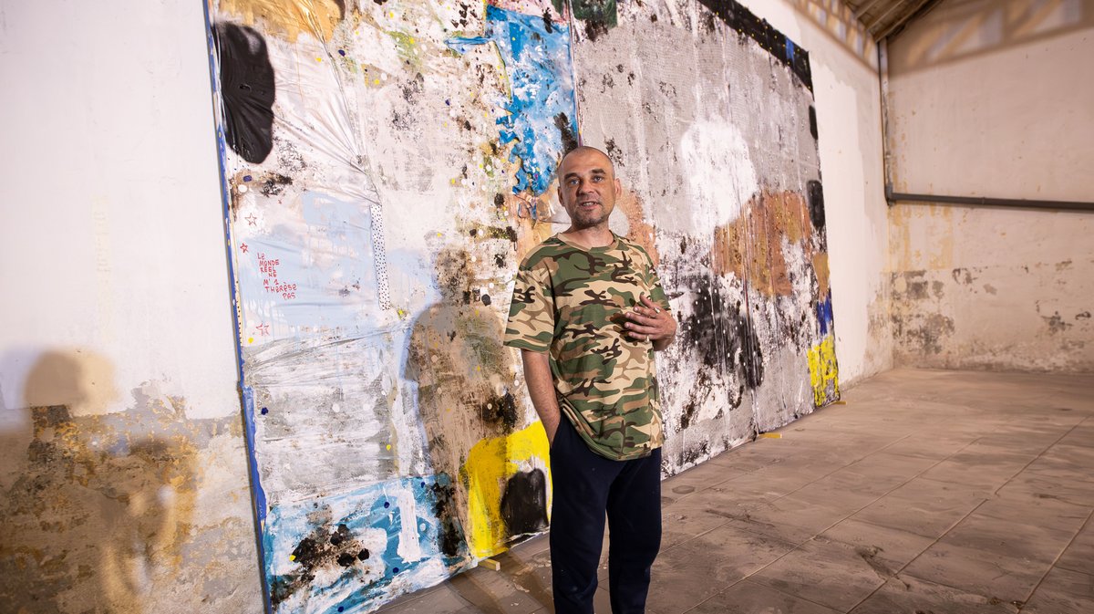 Nimes exposition Joris Brantuas peinture (yp)