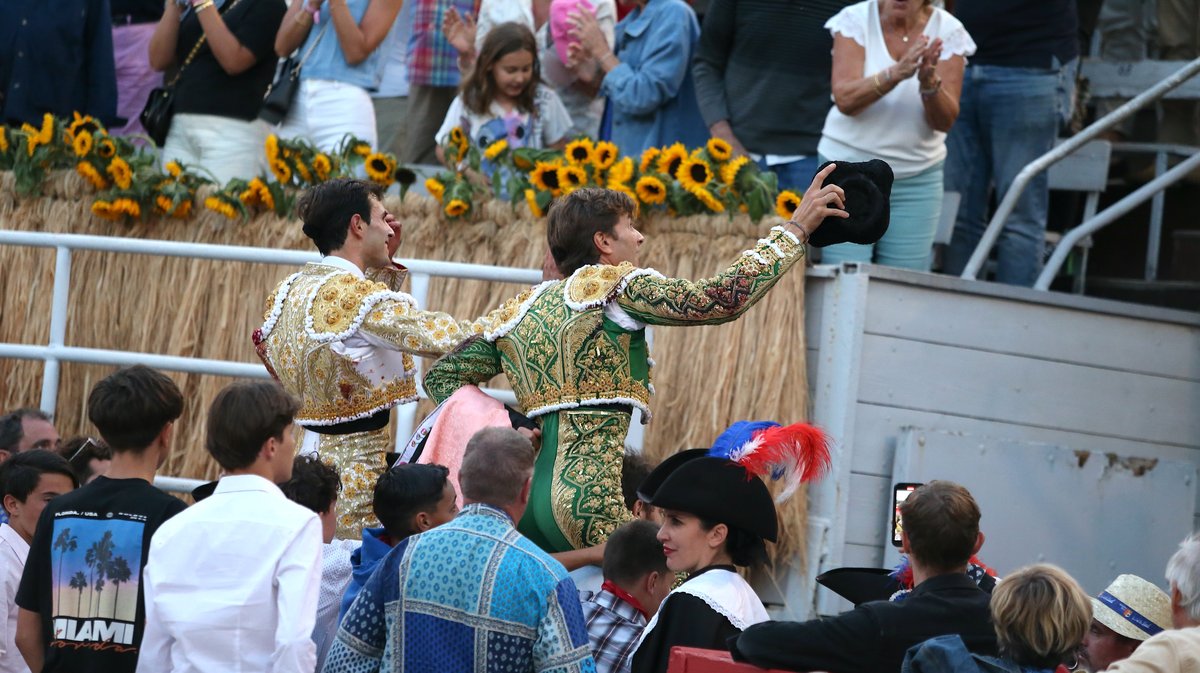 Corrida de Robert Margé pour Juan Leal, Diego San Roman et Samuel Navalon (Photo Anthony Maurin)