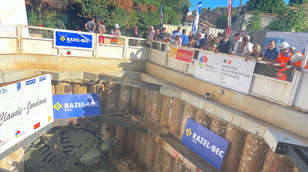 Ce lundi au chemin des Limites pour la sortie du tunnelier Claude-Jordane