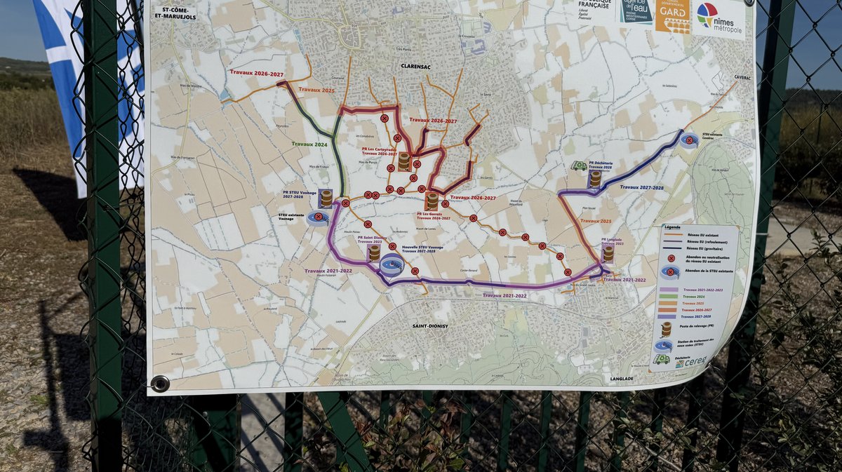 gestion des eaux Saint-Dionisy