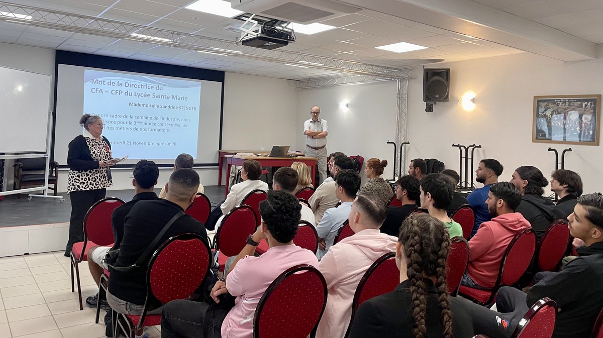 rentrée alternants lycée sainte-marie