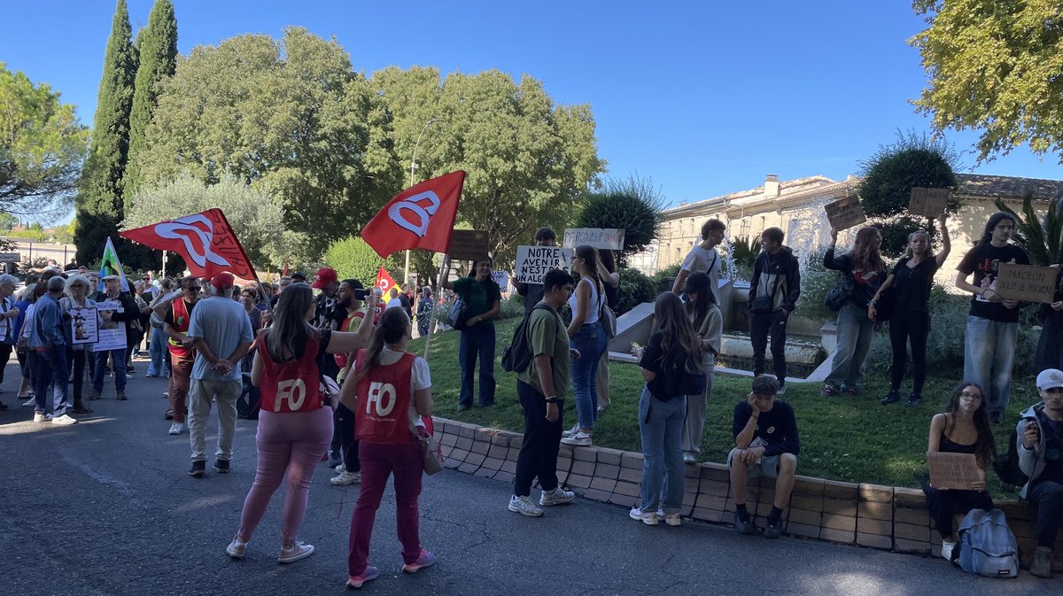 uzès manif 18 septembre