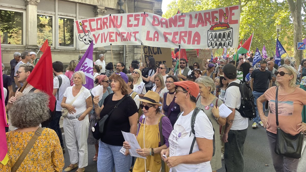 manif nîmes 18 septembre