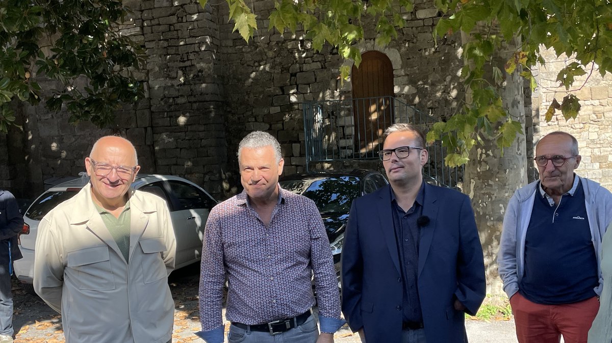 Patrick Malavieille, Claude Cerpédès et Sylvain André