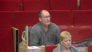 Thierry Jacob lors du conseil communautaire de lundi