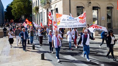 dalzon centre de loisirs et manif 2 octobre nimes (yp)