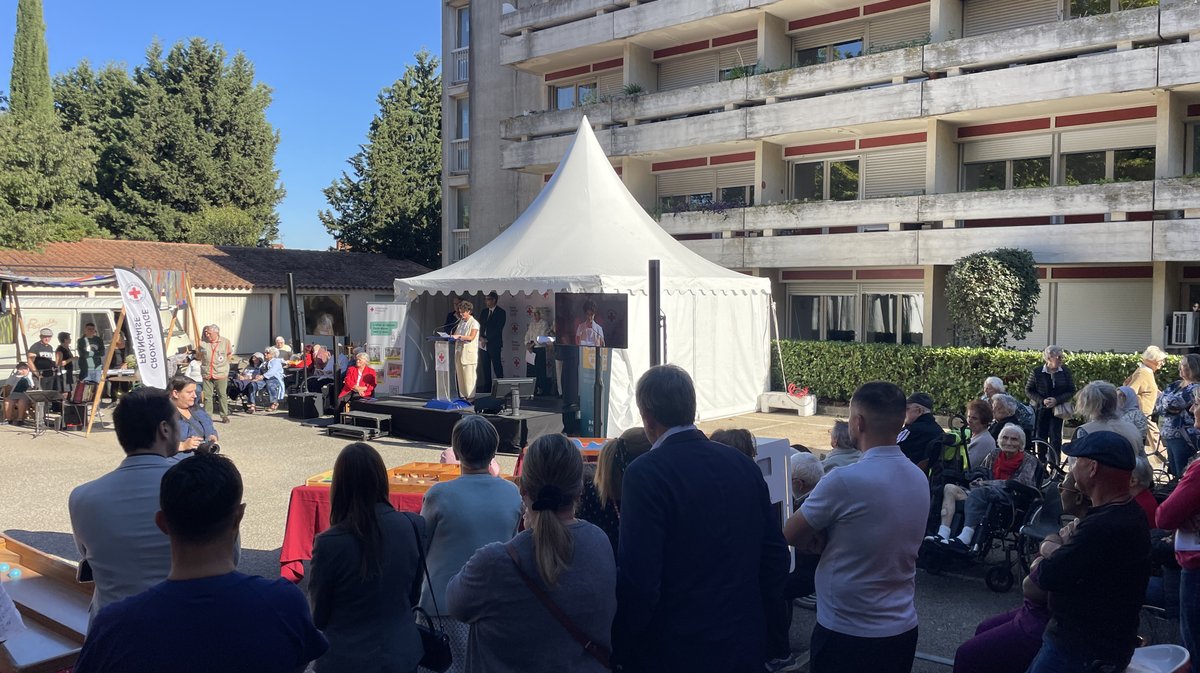 Les 40 ans de l'Ehpad Saint Joseph et les 20 ans de l'Ehpad Indigo à Nîmes (Photo Anthony Maurin)