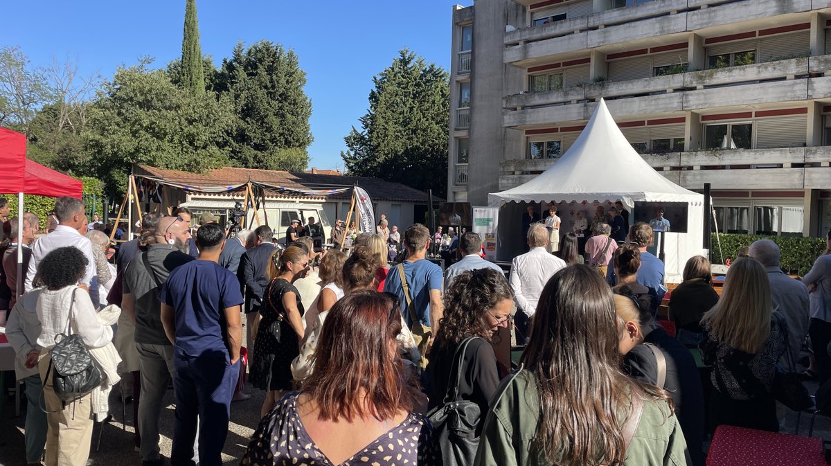Les 40 ans de l'Ehpad Saint Joseph et les 20 ans de l'Ehpad Indigo à Nîmes (Photo Anthony Maurin)