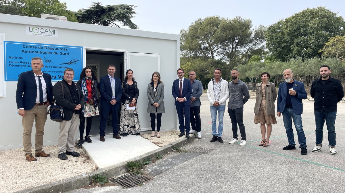 Collège Jules Verne Nîmes brevet aviation Virginie Guyot (Photo Anthony Maurin)