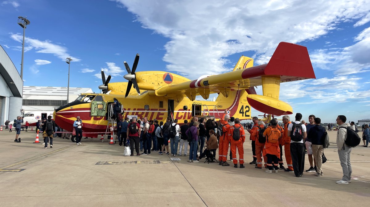 La journée portes ouvertes à la Base de Sécurité Civile de Nîmes-Garons (Photo Anthony Maurin)