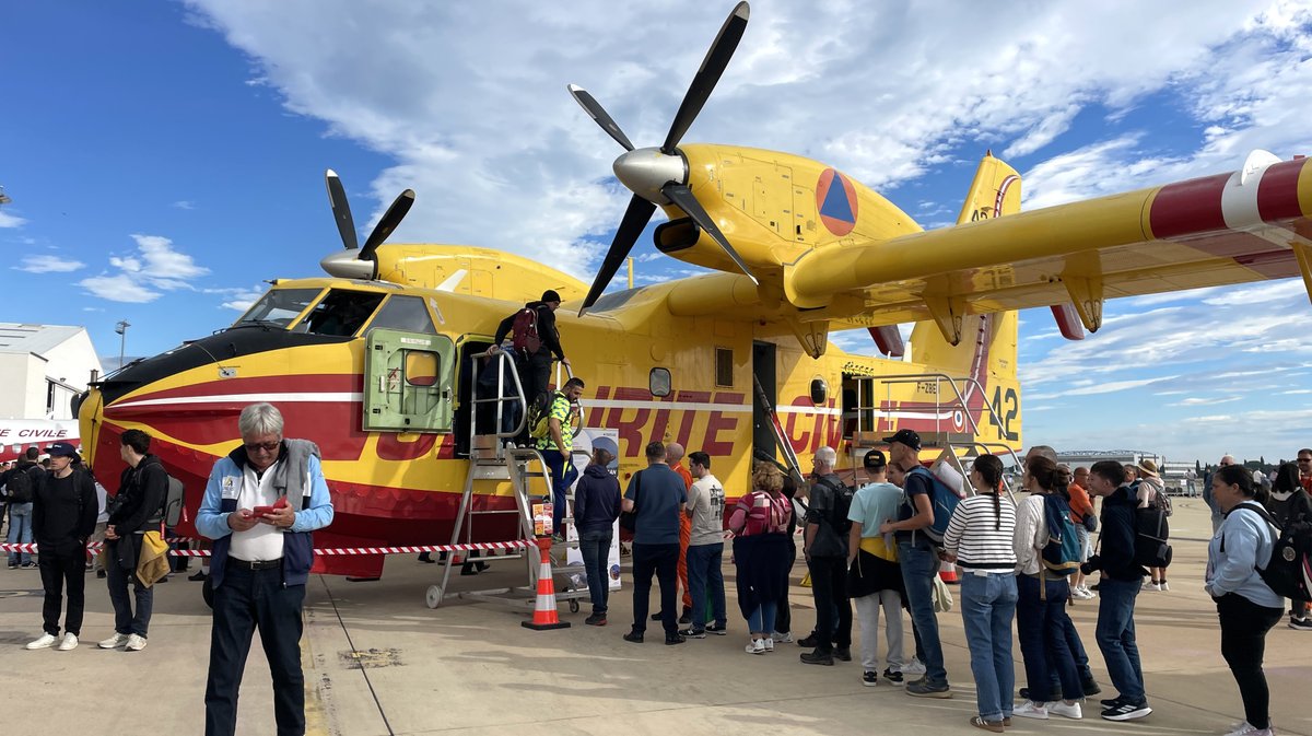 La journée portes ouvertes à la Base de Sécurité Civile de Nîmes-Garons (Photo Anthony Maurin)