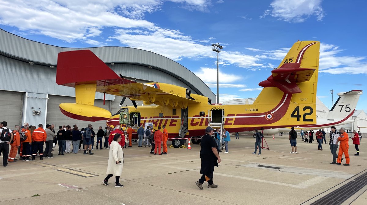 La journée portes ouvertes à la Base de Sécurité Civile de Nîmes-Garons (Photo Anthony Maurin)