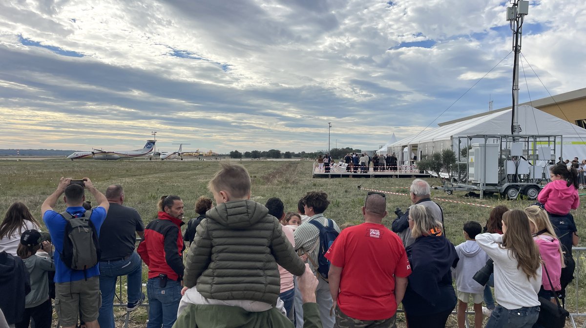 La journée portes ouvertes à la Base de Sécurité Civile de Nîmes-Garons (Photo Anthony Maurin)