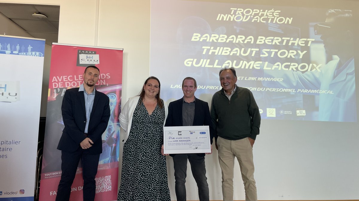 CHU Nîmes Trophée Innov' Action 2025 PIKAMED (Photo Anthony Maurin)