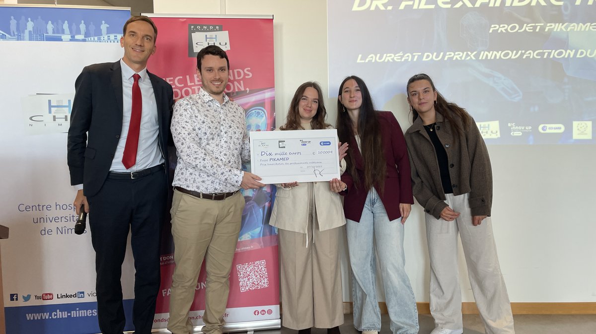 CHU Nîmes Trophée Innov' Action 2025 PIKAMED (Photo Anthony Maurin)