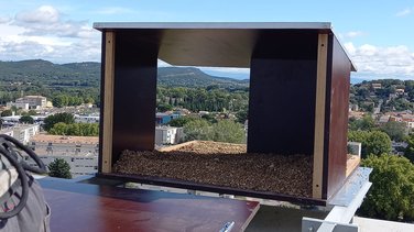Nichoir faucon pèlerin Bagnols/Cèze