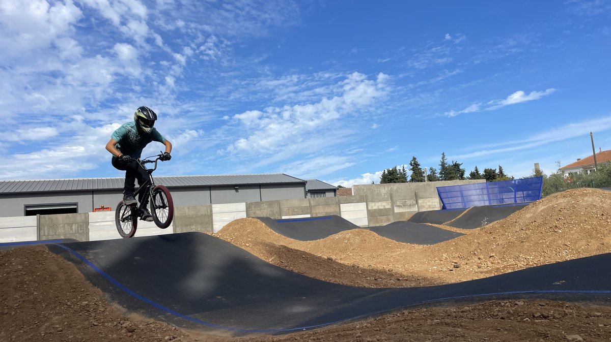 La pumptrack de Vauvert (Photo Anthony Maurin)