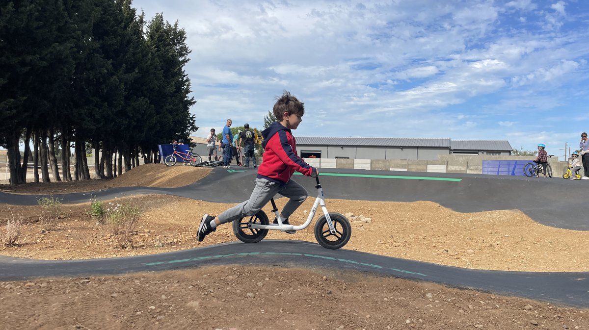 La pumptrack de Vauvert (Photo Anthony Maurin)