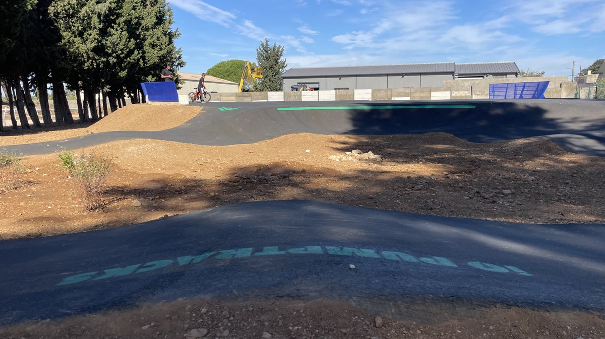 La pumptrack de Vauvert (Photo Anthony Maurin)