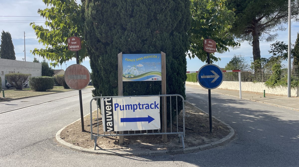 La pumptrack de Vauvert (Photo Anthony Maurin)