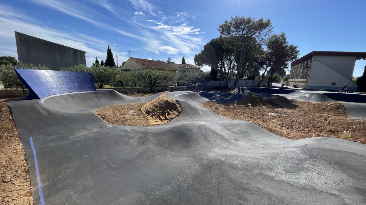 La pumptrack de Vauvert (Photo Anthony Maurin)