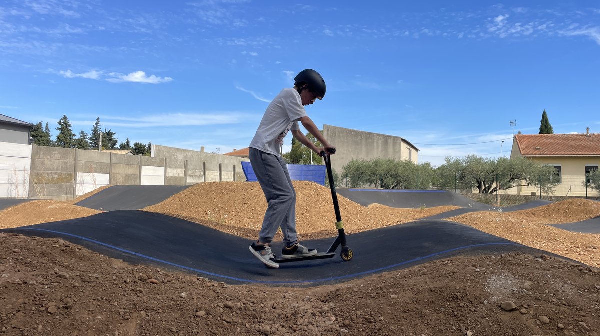 La pumptrack de Vauvert (Photo Anthony Maurin)