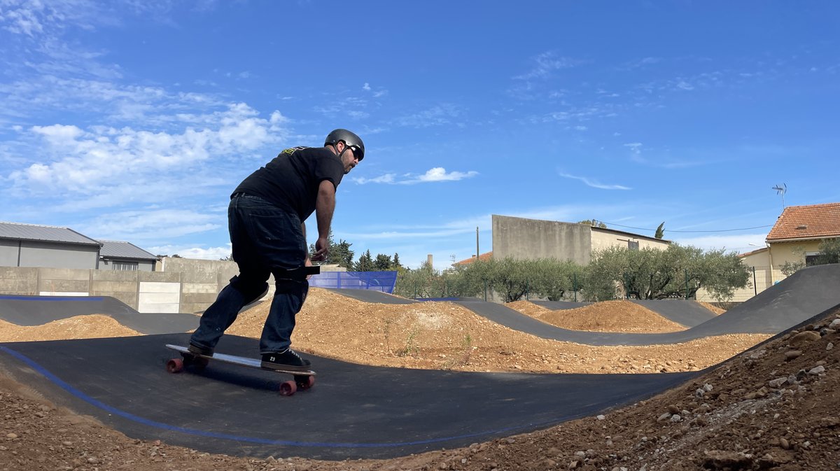 La pumptrack de Vauvert (Photo Anthony Maurin)